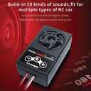 Triplot GTPower Engine Sound Simulated System for RC Cars 58 Kinds Sound All in One Fit 1/10 RC Cars,Crawler,on-Road,Short Course,Off-Road Truck