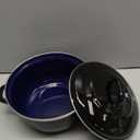 BK Indigo Aluminum Heavy-Gauge Carbon Steel, Induction, 3.5QT Nonstick Glaze Dutch Oven, Dishwasher Safe, Black