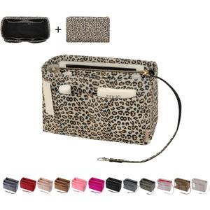 ZTUJO Purse Organizer Insert, Felt Bag Organizer with Metal Zipper, Handbag & Tote Shaper, For Speedy Neverfull Tote
