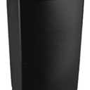 simplehuman 40 Liter / 10.6 Gallon Slim Kitchen Step Trash Can With Secure Slide Lock, Black Plastic