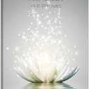 Lotus Flower Wall Art Canvas Mindset Motivational Quotes Poster for Zen Office Wall Decor Spiritual Meditation Prints Artwork Framed (16 x 24inches)