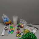 Watersay 110 Pcs Video Game Party Favors Set Includes Drink Cup with Lid Game Card Pencil Sharpener Eraser Stickers Slap Bracelet Keychain Stamp Sticker Ribbon for Gamer Birthday Party