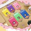 Gueevin 6 Pack Teacher Alarm ID Badge Holder, Pencil