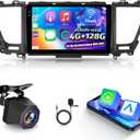 [4+128G] Android 15 Car Radio for Kia Carnival Sedona 2014-2019 - Wireless Carplay and Android Auto - 9 Inch Incell Touchscreen Car Stereo - EQ/GPS / 5GHz WiFi/SWC/Bluetooth + AHD Backup Camera