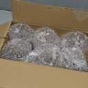 Sliner Set of 6 Christmas Glass Coffee Mugs with Handle, 8 oz Clear Irish Coffee Mugs Footed Irish Glasses Christmas Glasses Winter Holiday Cups for Beverages Latte Hot Chocolate (Colorful)