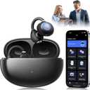 Ai Translation Earbuds Real Time, 163 Languages & Accents Translator Earbuds, 3-in-1 Open Ear Translation Headphones for Travel Learning, Spanish/English Audfonos Traductores, iOS/Android Compatible