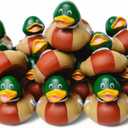 Mallard Rubber Duckies - Rubber Duck Bath Toys and Jeep Ducks (24 Pack)
