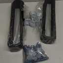 HGYZE Velvet Pants Hangers with Non Slip Bar, 20 Pack Felt Trouser Hanger, Perchas Terciopelo, Percha para Pantalones with 360 Swivel Hook for Spaghetti Strap Dresses, Shorts, Jeans, Slack, Black