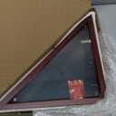 3'x5' American Flag Display Case (Not for 9.5'x5' Burial Flag), Wooden Flag Shadow Box for Military Veterans with HD Tempered Glass, Wall-Mounted Triangle Flag Frame, Mahogany