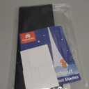 Sumobaby Blackout Curtains Portable 24"x36", No Drill Blackout Shades with Heat-resistant Hook&Loop Tapes, 100% Blackout Window Cover, Thermal Insulated Blinds for Window in Various Scenes(1 Panel, Black)