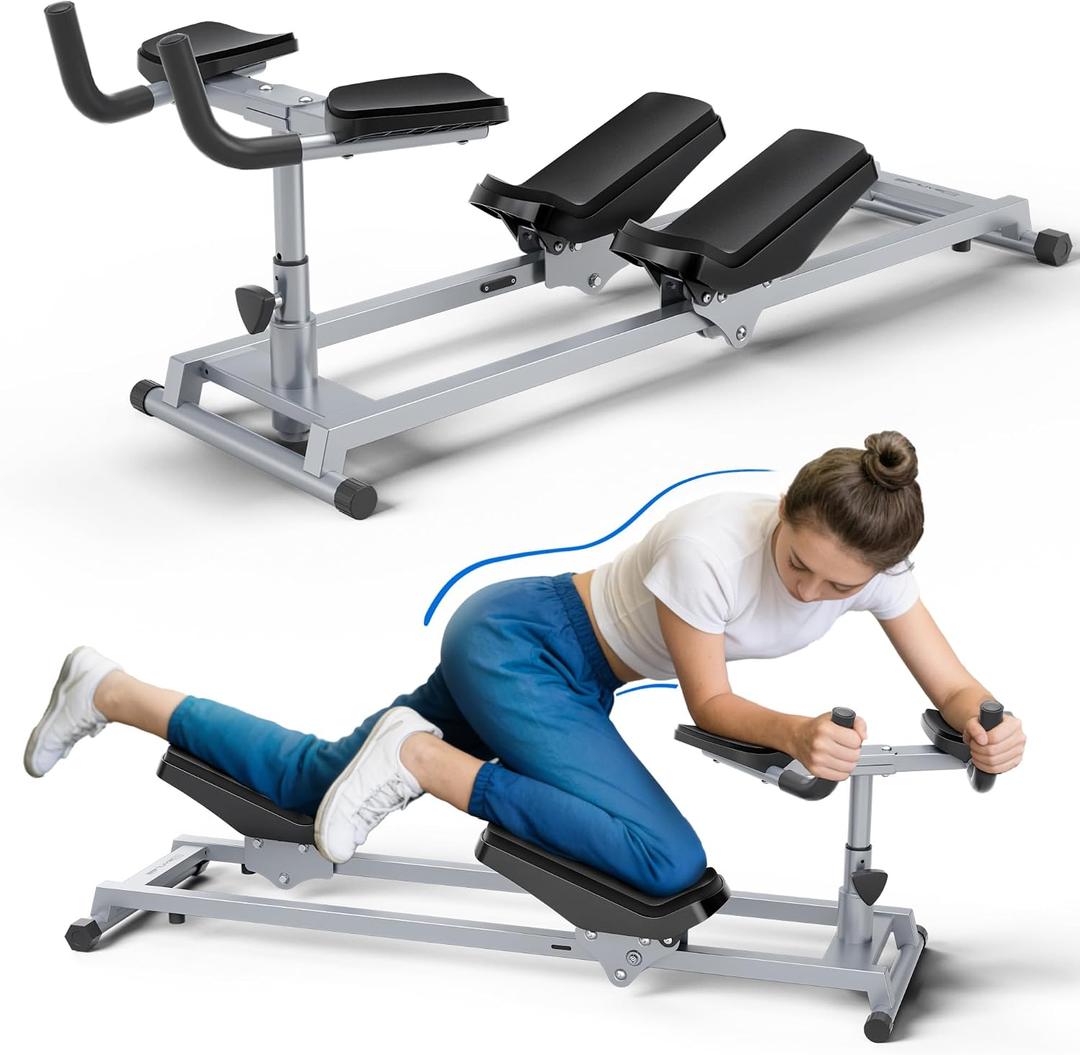seanleecore Primal Crawl & Spine Twist and Stretch Trainer Full Body Low-Impact Cardio Machine with Adjustable Hand Grips, Knee Support & Steel Frame | Home Gym Equipment