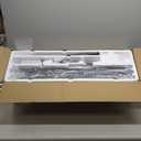 ZMISHIBO 72 inch Aluminium Blade Ceiling Fans with Lights and Remote, Outdoor Ceiling Fans for Patio Living Room with Quiet DC Motor, 6 Speed Reversible, 3 CCT, Black Industrial Ceiling Fan, 8 Blades