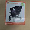 Baby Trend Sit N' Stand Double 2.0 Stroller, Dash Black, 
Item Weight	13.15 kg
Folded Size	22.63" x 34.00" x 16.00"
Rear Facing Stroller Maximum Height	40 inches