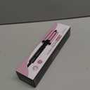 Farery Mini 3 Barrel Hair Waver - Portable Beach Wave Curling Iron for Short Hair, 1/2 Inch Ceramic Crimper with 3 Temp Settings & 30s Fast Heating, Dual Voltage Travel Hair Waver for Women, Pink