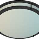 DYMOND LED Ceiling Light Flush Mount Dimmable Adjustable Lighting from Warm White to Daylight 2700K 3000K 3500K 4000K 5000K 5 in 1 Selectable CCT (Matte Black, 14 Inch)