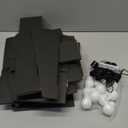 Froova 4FT Light Up Numbers Marquee for 4th Birthday Decoration, Big Mosaic Number 4, Black Large Numbers with Lights Cardboard Pre-Cut Frame Giant Cut-Out Thick Foam Board Sign Prom Party Anniversary