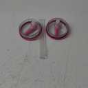 2 Pack 40 oz Tumbler Flip Straw Lid Replacement fit for HydroJug(Only), Spill Proof Splash Resistant Tumbler Lids,Reusable Leak Proof Tumbler Cover for Cup Accessories (Hot Pink)