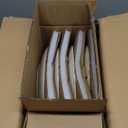 AmorArc Stoneware Dinnerware Sets for 6, 18 Pieces Hand painted Ceramic Plates and Bowls Set, Scratch Resistant Dishes Set, Dishwasher & Microwave Safe, Cappuccino