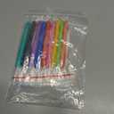 RLECS 9PCS 2-6mm Colorful Stainless Steel Hand Knitting Woolen Soft Shank Crochet Hooks DIY Yarn Weave Tool Suitable for Sweaters Gloves Hat Scarves