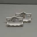 Maitys Vintage Business Card Holder Display Wooden Open Card Stand Farmhouse Business Card Organizer Hollowed Business Card Display for Home Office Counters Receptions Trade Displays(2 Pieces)