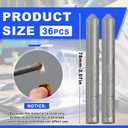 Tandefio 36 Pcs Low Temperature Universal Welding Rod Sticks Metal Easy Melt Low Melt Solder Pipe Tools Electrode Aluminum Rod for Stainless Steel Iron, Beginner and Pro (Classic)