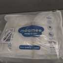 MooMee Bedding Sheet Set 100% Washed Cotton Linen Like Textured Breathable Durable Soft Comfy (Solid Off White, Queen)