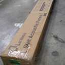 LARWORKS Wood Slat Wall Panels 4 Pack 94.5" x 7.9", Acoustic Wooden Panel for Wall, Soundproof 3D Fluted Panels for Interior Wall Decor, Living Room, Bedroom - Black (Cover Approx.21 sq.ft) (94.5*31.6 inch)