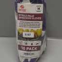 Red Steer Nitrile Palm Gardening Gloves Size M-2 Pack