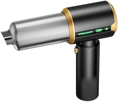 JIXINMIYUE Car Handheld Vacuum Cordless: Car Vacuum Cleaner with 16000Pa Ultra-Strong Suction, Brushless Motor & HEPA Filter - Lightweight Design for Drivers and Office Workers - Charcoal