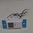 BN-LINK 7 Day Programmable in-Wall Timer Switch for Lights, Fans and Motors, Single Pole and 3 Way (Compatible with SPDT) Both Use, Neutral Wire Required, White (No Backlight)