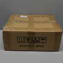 Fivenl 8 Pcs Cake Stand White Metal Dessert Table Display Set, 3-Tier Cupcake Stand, Cake Display Tower and Cookie Tray Rack Serving Tray for Birthday Party, Weddings, Baby Shower (White)