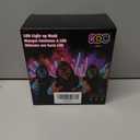 Led Light Up Scary Mask El Wire Mask for Halloween 3 Lighting Modes for Aldult Teens (One Size, Red)