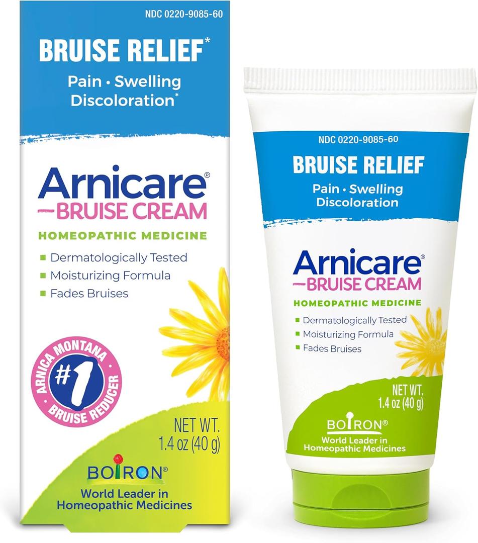 Boiron Arnicare Bruise Cream for Pain Relief from Bruising and Swelling or Discoloration from Injury - 1.4 oz