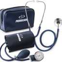 Primacare DS-9197-BL Professional Classic Series Manual Adult Size Blood Pressure Kit, Emergency Bp kit with Stethoscope and Portable Leatherette Case, Nylon Cuff, Blue