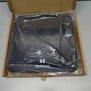 Digital Bathroom Scale for Body Weight: High-Precision 4-Sensor Accuracy, LED Display, 400lb/180kg Capacity, Safe Rounded Corners, Batteries Included (Black)