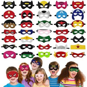Superhero Masks for Kids Adults, 35pcs Costume Masks Cosplay Eye Masks Party Favors Supplies Birthday Decorations
