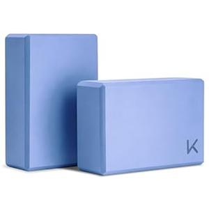 KEEP Yoga Block, High-Density EVA Foam 2 Pack Yoga Block with Non-Slip Textured Surface, Supportive, Lightweight - Ideal for Yoga