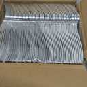 Prestee 300 Count Plastic Forks - 7 Inch Heavy Duty Disposable Silverware - Bulk Fancy Silver Fork Set for Table Decor - Durable Plastic Silverware for Parties, Events and Christmas Holidays