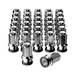 14x1.5 Alcoa Dually Lug Nuts, 32PCS M14x1.5 Thread OEM Lug Nut for 2017-2022 F250 F350 13/16"(21mm) Hex with Attached Washers Replace HCPZ-1012-B & HCPZ-1012-A
