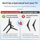 Tv Legs Stand for Samsung - Tv Stand Base,Tv Legs Replacement, Applies to UN50TU8000FXZA UN50TU8200FXZA UN55TU8000FXZA UN55TU8200FXZA Models