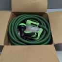 NON-EXPANDABLE Garden Hose 25ft x5/8'', Heavy Duty Flexible Water Hose with 10-Function Sprayer, Lightweight, Leak Proof, Durable Fabric Skin, Pressure Resistant for Yard, Outdoor