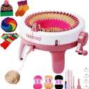 Cyandream Sentro 40 Needles Knitting Machine for Adults and Beginners, Smart Automatic Circular Knitting Loom Crochet Machine Kit for Scarves,Hat,Sock,Gloves,Sweater