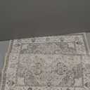 Washable 2x3 Entryway Area Rug - Neutral Kitchen Rug Runner Vintage Soft Floor Mat Non Slip Indoor Farmhouse Carpet for Bathroom Living Room Bedroom (2 X 3, Beige)