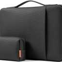 DOMISO 17.3 inch Laptop Sleeve Case Water Resistant Shockproof Protective Computer Bag for 17.3" Notebook/HP Pavilion Envy 17/Dell/IdeaPad/LG Gram/MSI with Accesory Bag,Black