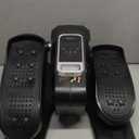 Under Desk Elliptical Machine, Electric Seated Pedal Exerciser, Mini Elliptical Leg Exerciser with Remoter, 12 Level Speeds, Forward & Reverse Direction, Manual & Auto Mode for Home Office