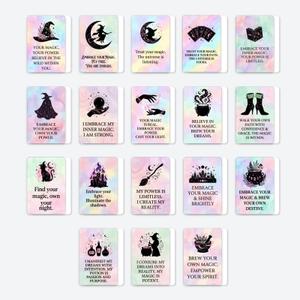 18 Sheets/Pack Affirmative Encouragement English Affirmation Card Decoration Message Card Emotional Clarity Positive Rituals Thank You Cards for Coworkers Employee Teachers