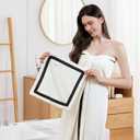 XIQ 40x80 Inches Bath Sheets Extra Large Bath Towels Set Super Soft Quick Dry Luxury Microfiber Shower Towels for Bathroom White,1PCS