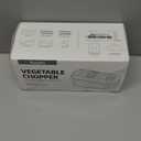 Vegetable Chopper,12-in-1 Multifunctional Food Chopper,Professional Onion Chopper with 7 Blades,Vegetable Cutter with Container for Salad,Potato,Carrot,and Garlic; Essential Kitchen Tool(Grey) (Gray)