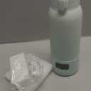 Portable Bottle Warmer Extended Battery Life - Dual Heating Modes for Breast Milk & Water, 17 Ounces, Fast Heating, Ideal for Travel, Outdoor, Baby Shower, Green