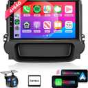 4G 64G DSP 32EQ Car Stereo for Chevy Malibu 2009-2014 Radio with 9inch 1280X720P IPS Touch Screen/Wireless CarPlay/5.0 Bluetooth/Android Auto/WiFi/RDS FM/GPS/AI Voice/MirrorLink/AHD Rear Camera